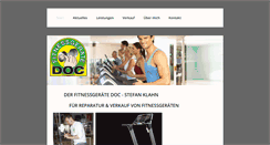 Desktop Screenshot of fitnessgeraetedoc.de